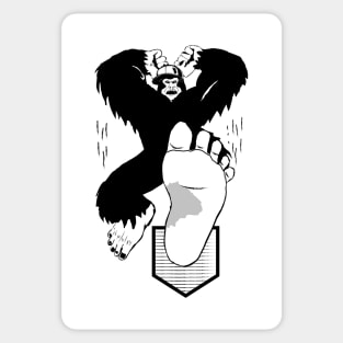 BIgfoot Baseball Player Sticker